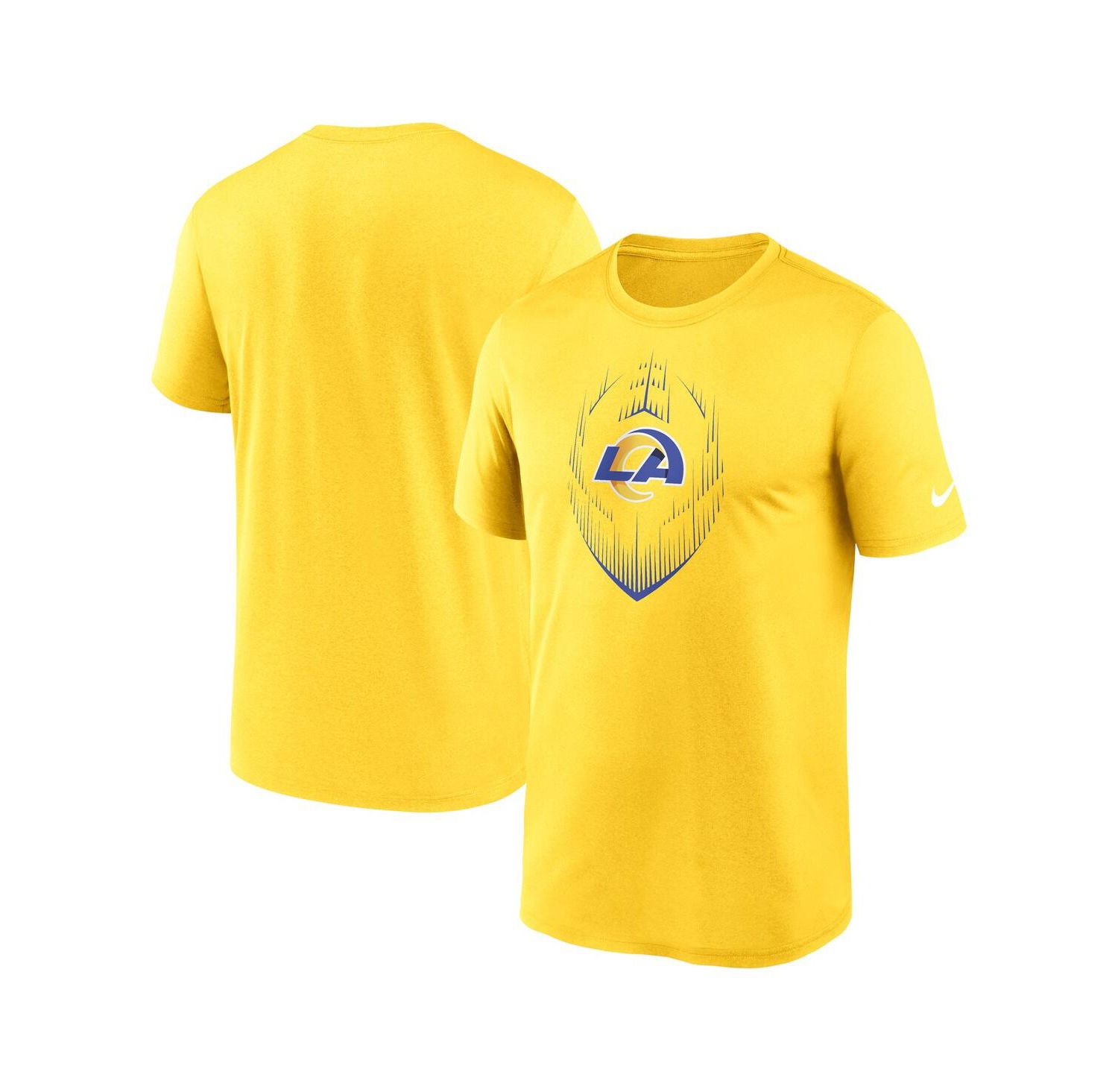 Men's Gold Los Angeles Rams Primetime Legend Icon Performance T-Shirt