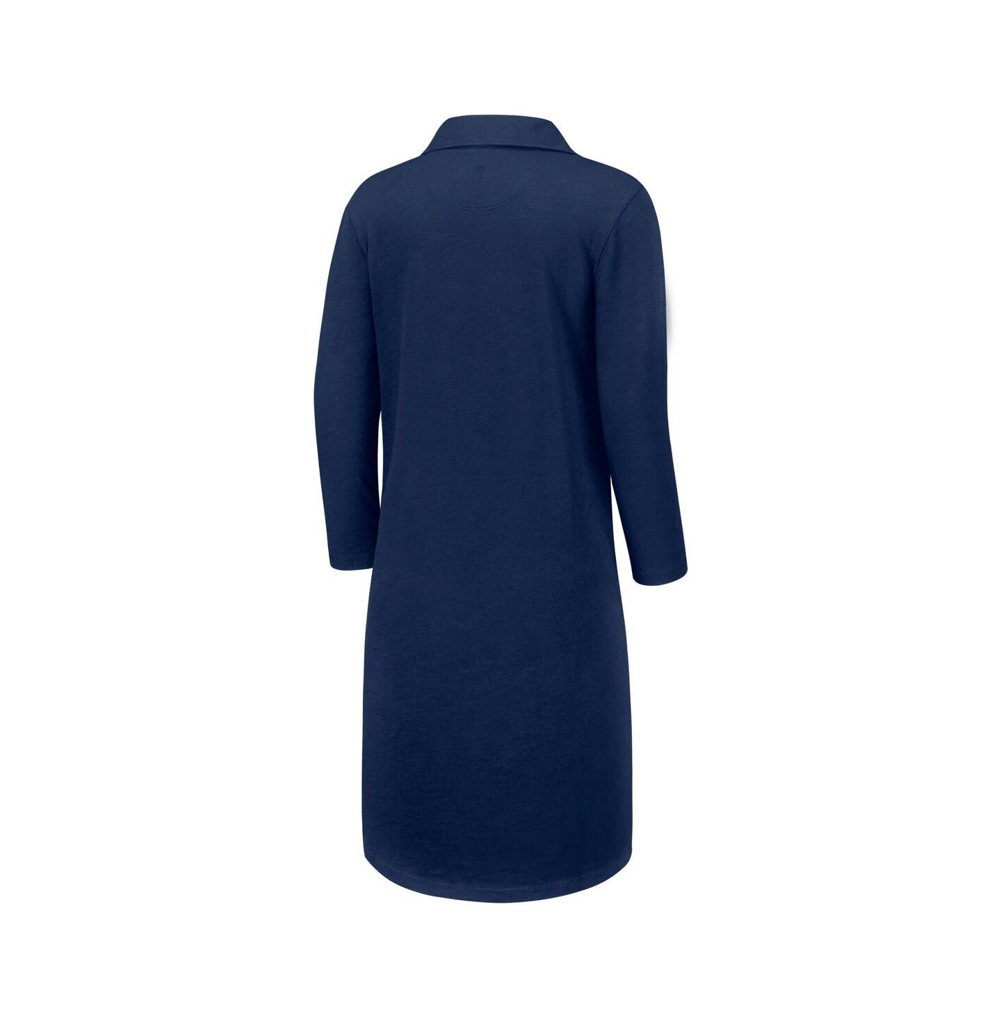Женское платье Tommy Bahama Navy Dallas Cowboys Ashby Isles Three-Quarter Length Sleeve Pullover Jersey Dress — фото 2