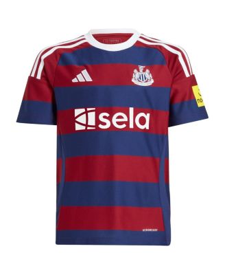 Big Boys and Girls Burgundy Newcastle United 2024/25 Away Replica Jersey