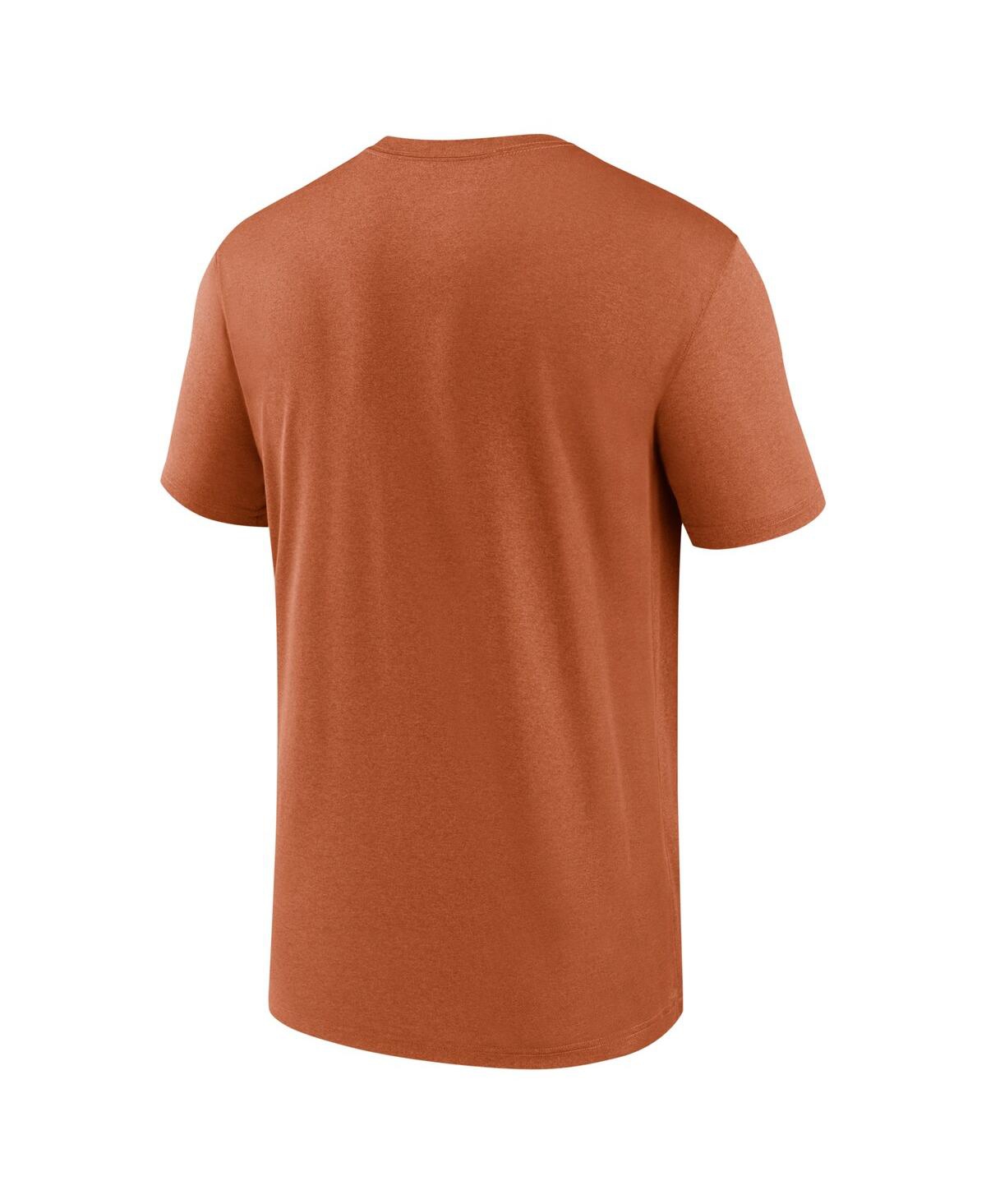Nike Men's Texas Orange Texas Longhorns Legend Basketball Icon Performance T-shirt In Texas Orange