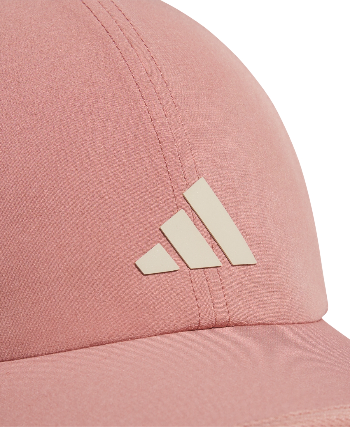 Shop Adidas Originals Women's Superlite 3 Stripe Adjustable Hat In Dark Pink