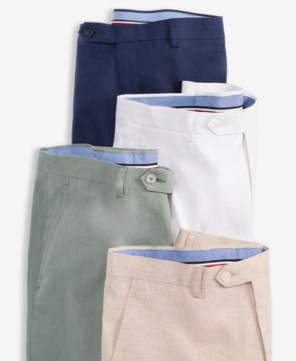 Men's Modern-Fit Linen Pants