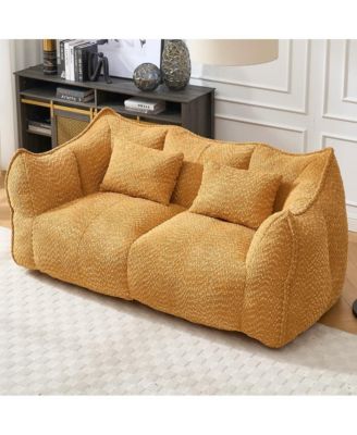 Bean Bag Chair for Adults, Cozy Chenille Sofa, Perfect for Gaming, Reading, and Relaxing