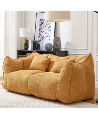 Bean Bag Chair for Adults, Cozy Chenille Sofa, Perfect for Gaming, Reading, and Relaxing