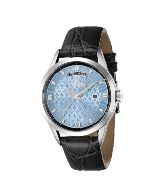 Women's 44260 Vintage Quartz 3 Hand Light Blue Dial Watch