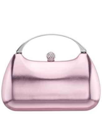 Minaudiere with Metal Handle Clutch