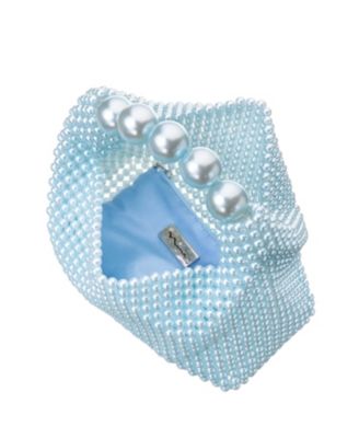 Large Beaded Handle Hobo Bag