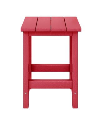 Kids Outdoor Patio Furniture HDPE Adirondack Square Side Table
