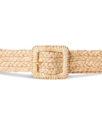 Raffia Wide Belt