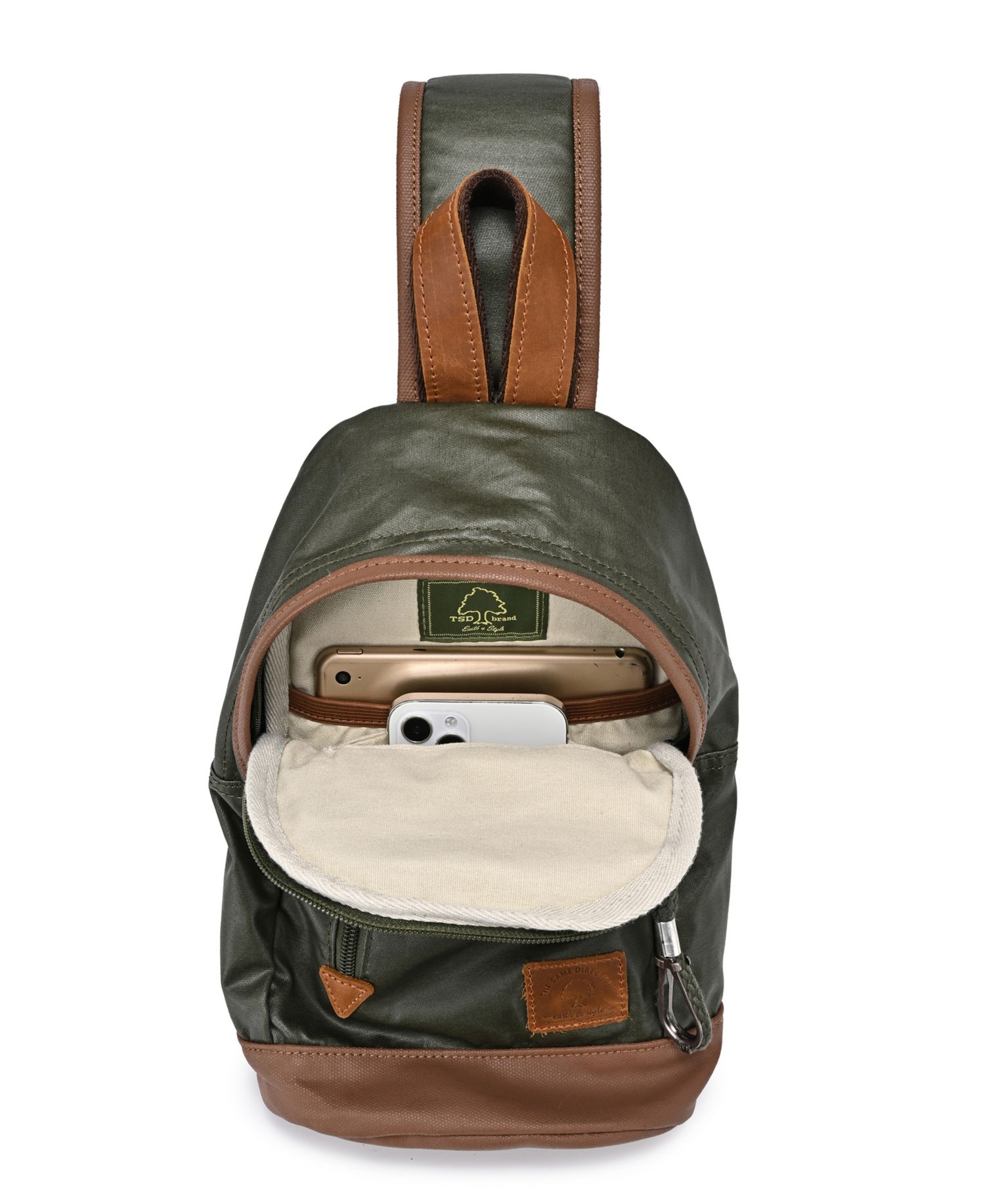 Urban Light Coated Canvas Sling Bag