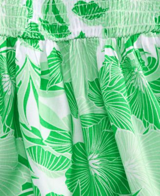 Little & Big Girls Floral-Print Tiered Midi Dress, Exclusively at Macy's