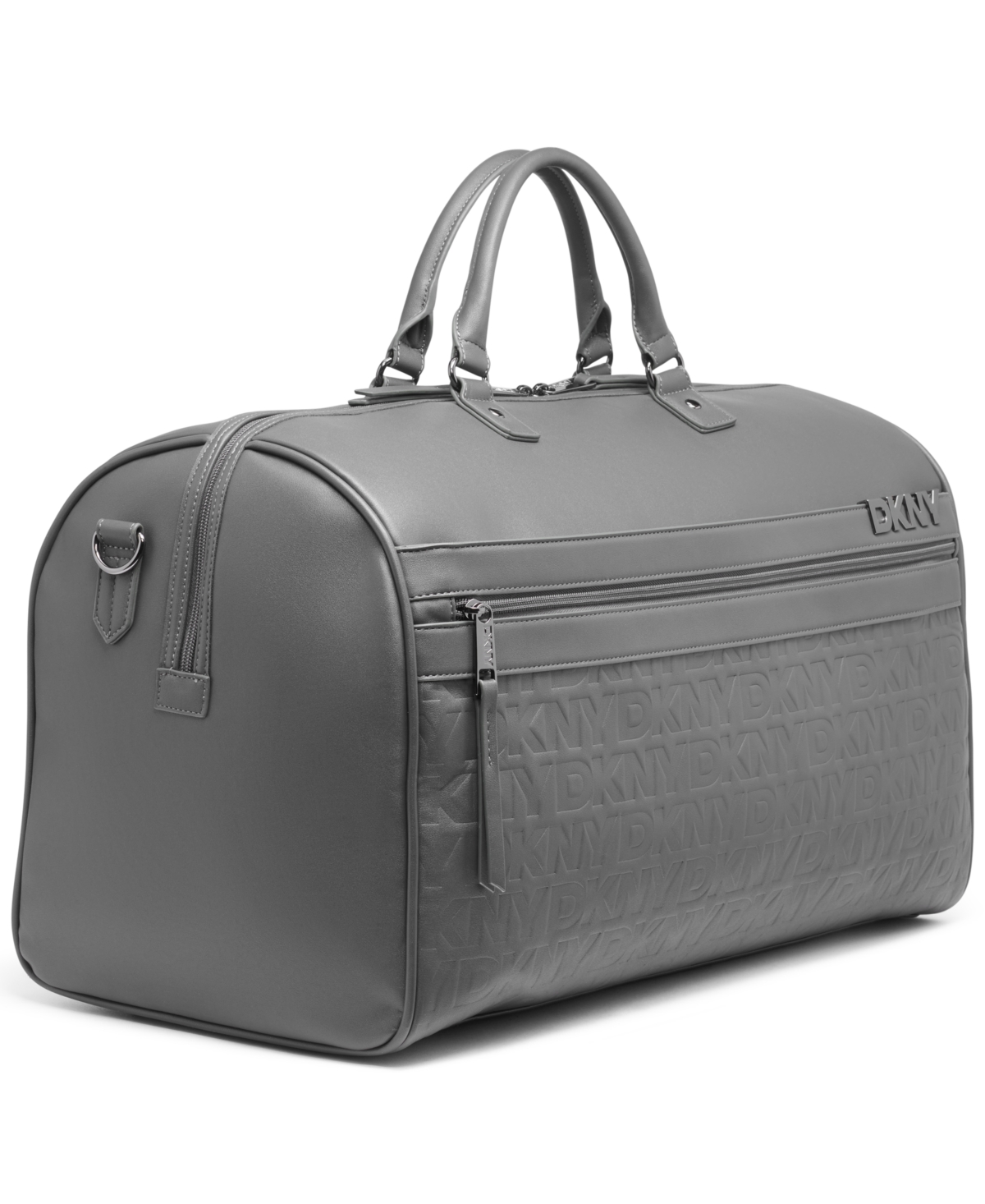 Dkny Clean Cut 21" Duffel In Dark Gray