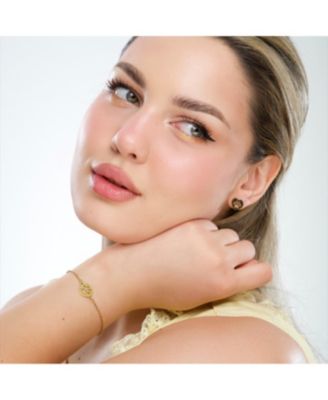 LoveyPaws Link Charm Paw Print  Bracelet