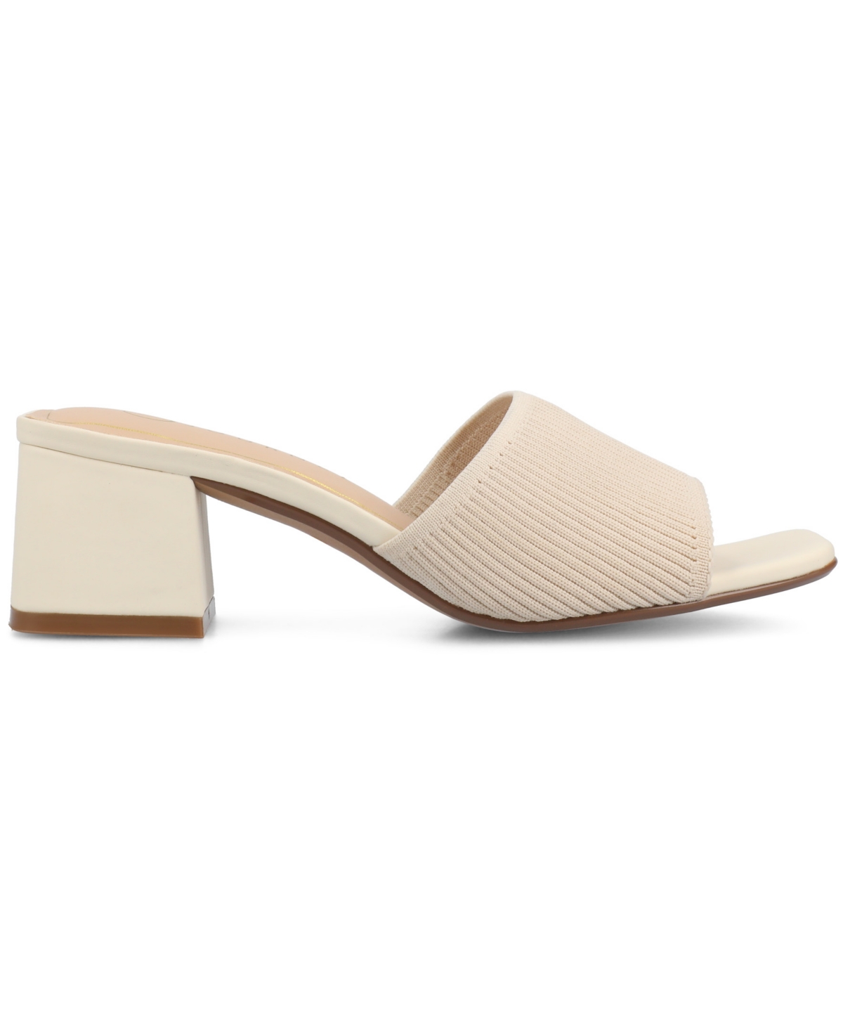 Journee Collection Shilin Slide Sandal In Beige