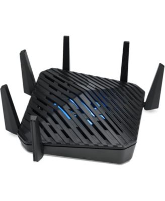 Predator Connect W6 Wi-Fi 6E Gaming Router | Hybrid QoS Compatible with Intel Killer Prioritization Engine | Tri-Band AXE7800 2.4GHz/5GHz/6GHz | Gigabit Router | Lifetime Internet Security