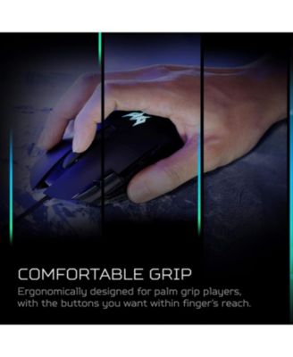 Predator Cestus 315 Gaming Mouse with PixArt Sensor, Adjustable DPI & 8 Buttons Including Burst Fire