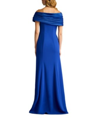 Women's Dalton Contrast Off-Shoulder Gown