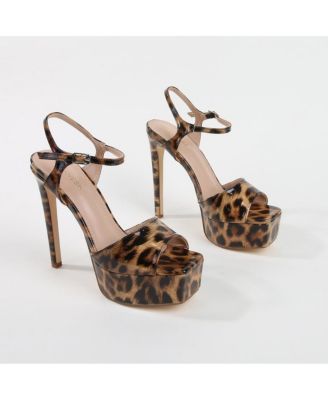 Genevieve Patent Platform Sandal