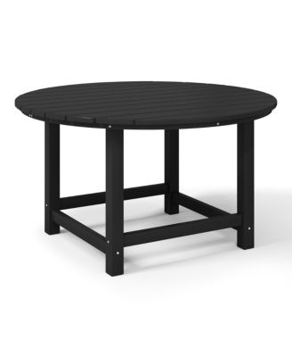 Kids Outdoor Patio Furniture HDPE 38" Wide Round Dining Table