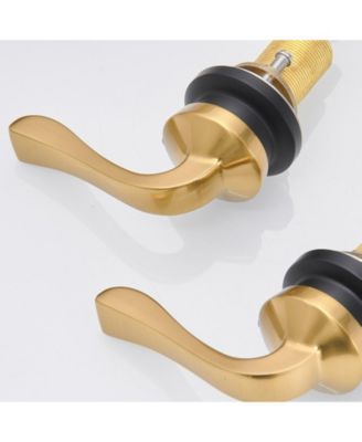 Single Hole Single-Handle Bathroom Faucet With Pop Up Drain in Brushed Nickel