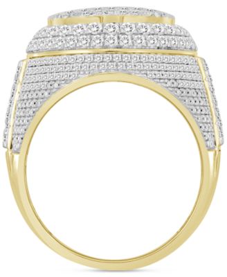 Men's Diamond Multi Cluster Multirow Ring (2 ct. t.w.) in 10k Gold