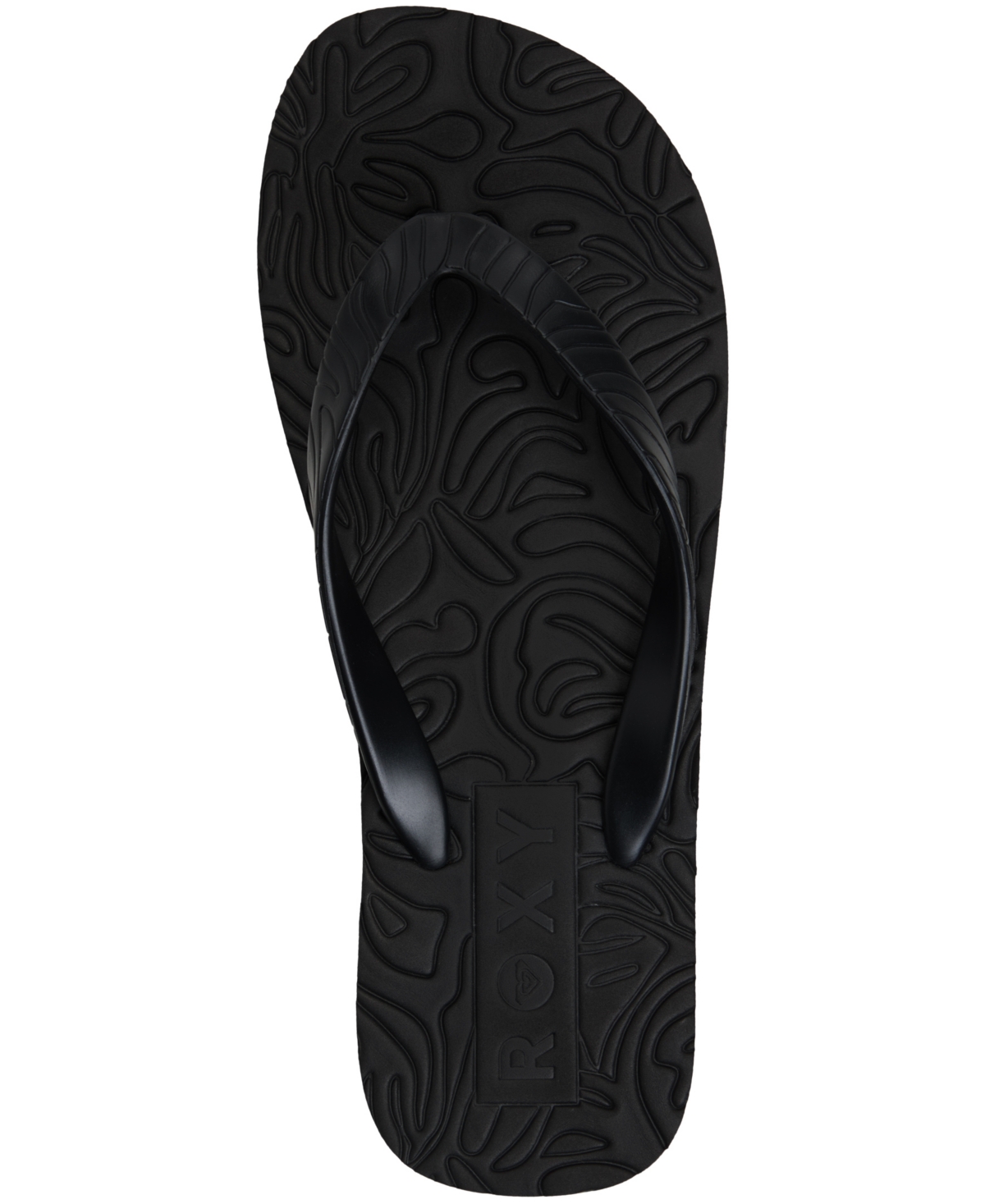 Roxy Women's Beach Up Slip-on Flat Sandals In Black