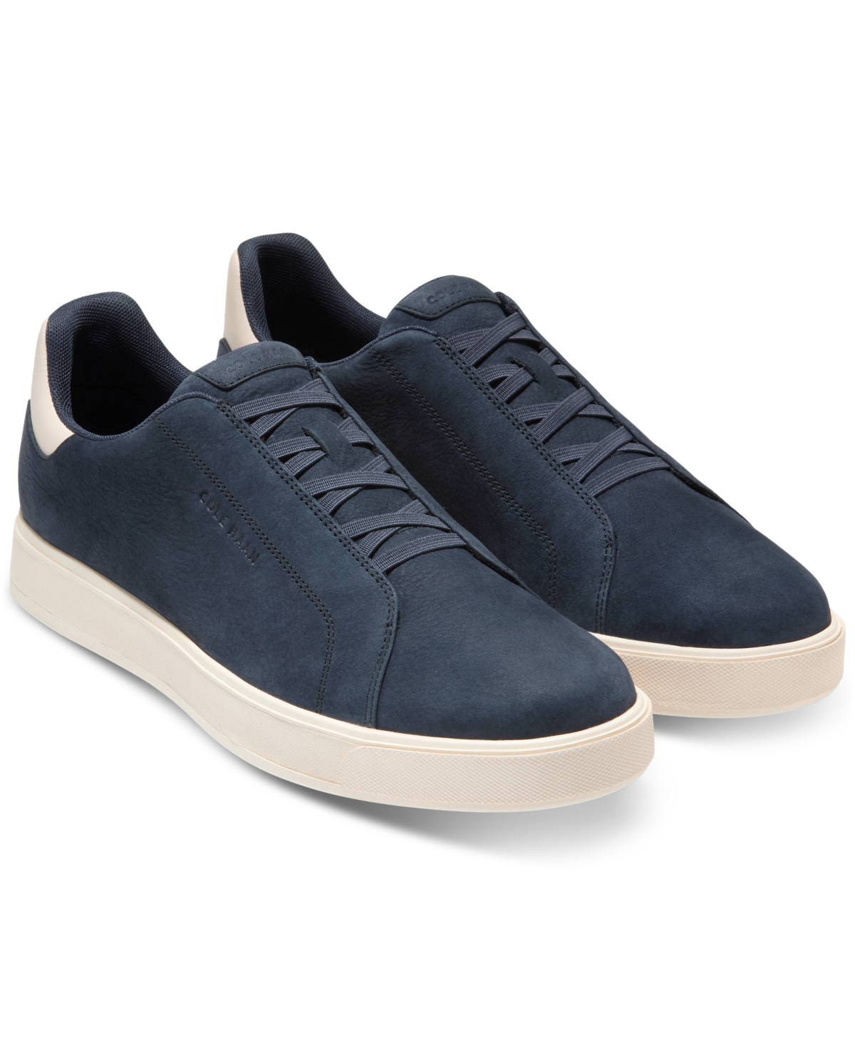 Cole Haan Grand Crosscourt Daily Elastic Lace Slip-on Sneakers In Blue