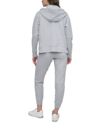 Sport Women's Two-Tone Zip-Front Long-Sleeve Hoodie