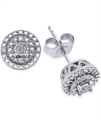 real silver stud earrings