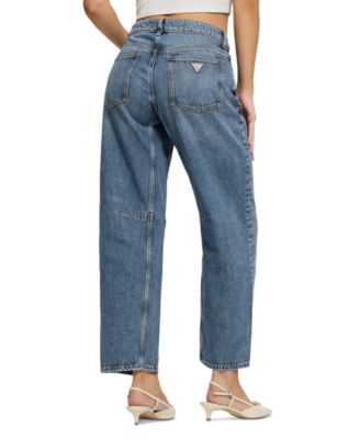 Women's High-Rise Relaxed Barrel-Fit Jeans 