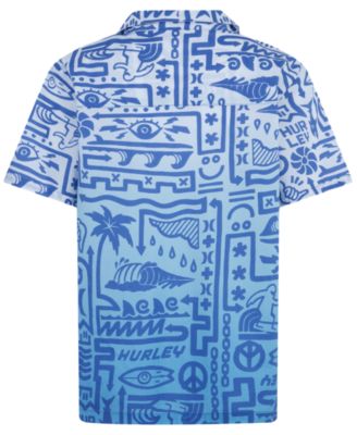 Big Boys Short-Sleeve Printed Camp Shirt 