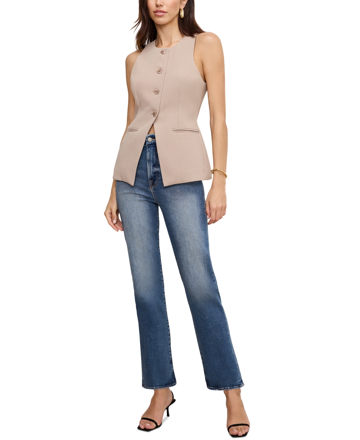 Women's Good Boy Straight-Leg Cropped Jeans - Indigo