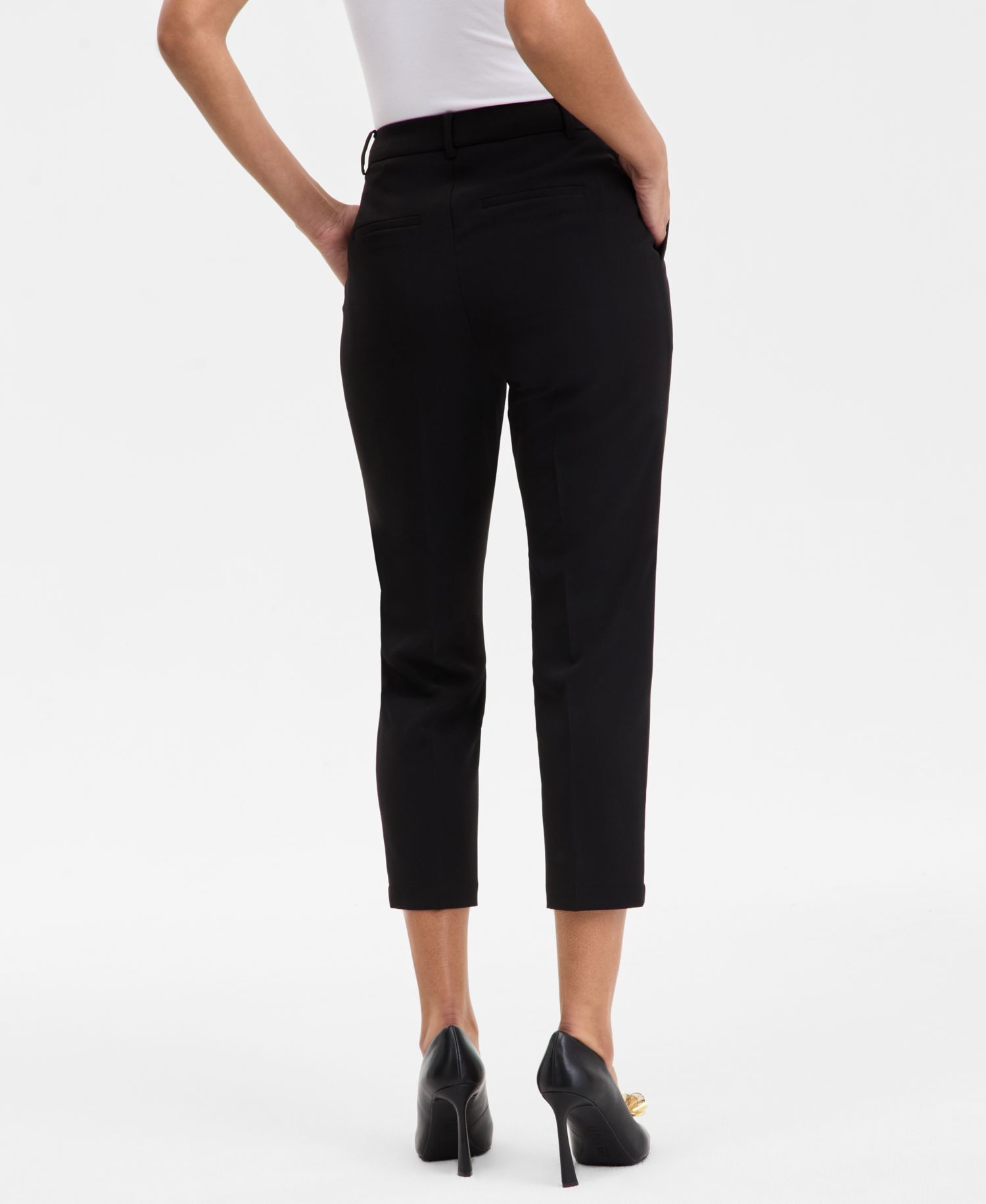 Women's Slim Cropped Trousers