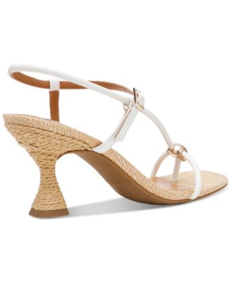 Arria Strappy Dome-Stud Dress Sandals