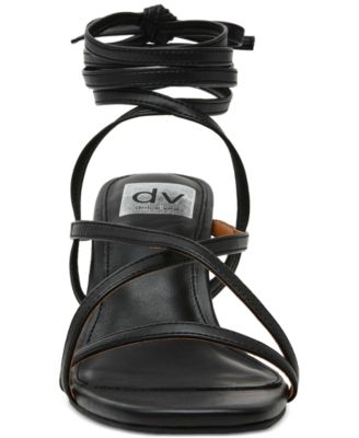 Women's Haze Strappy Lace-Up Block-Heel Dress Sandals