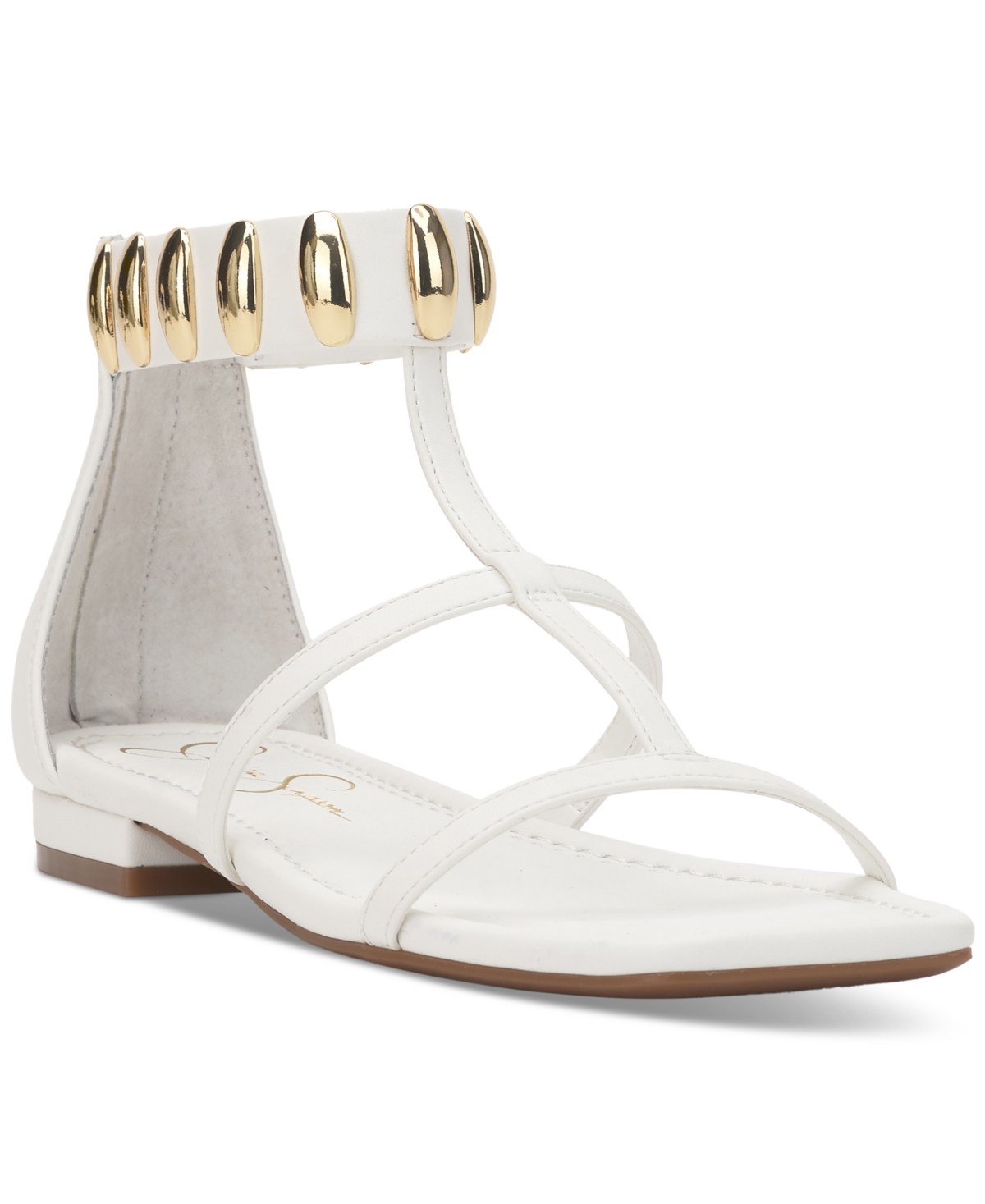 Women's Elusta Studded Gladiator Sandals - Bright White