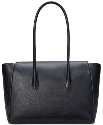Pebbled Leather Extra-Large Tanner Satchel