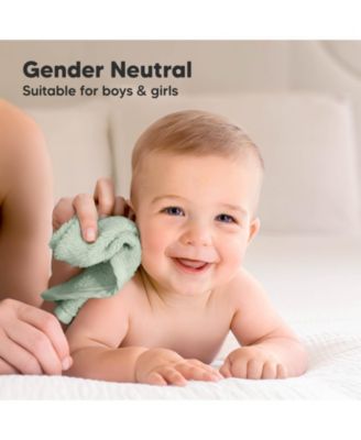 6pk Deluxe Baby Washcloths, Organic and Soft Baby Wash Cloth, Baby Bath Towel, Face Cloths