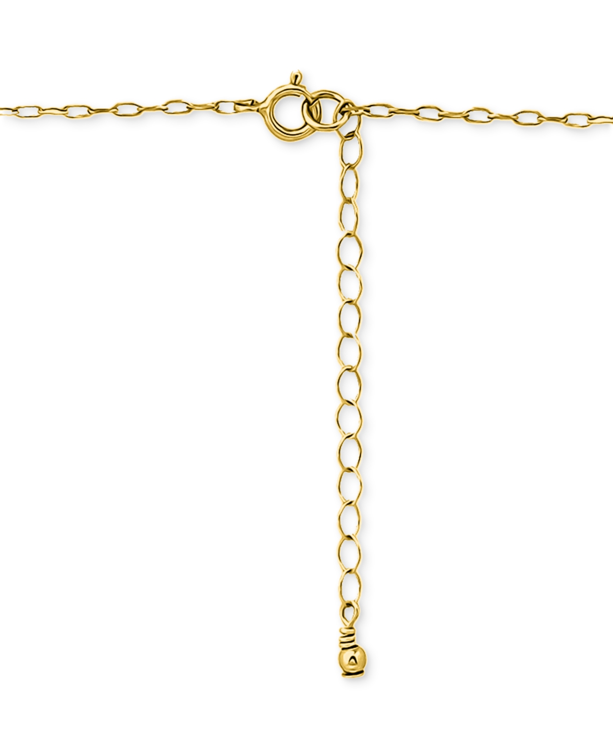 Giani Bernini Cubic Zirconia Heart Pendant Necklace, 16" + 2" Extender, Exclusively At Macy's In Gold