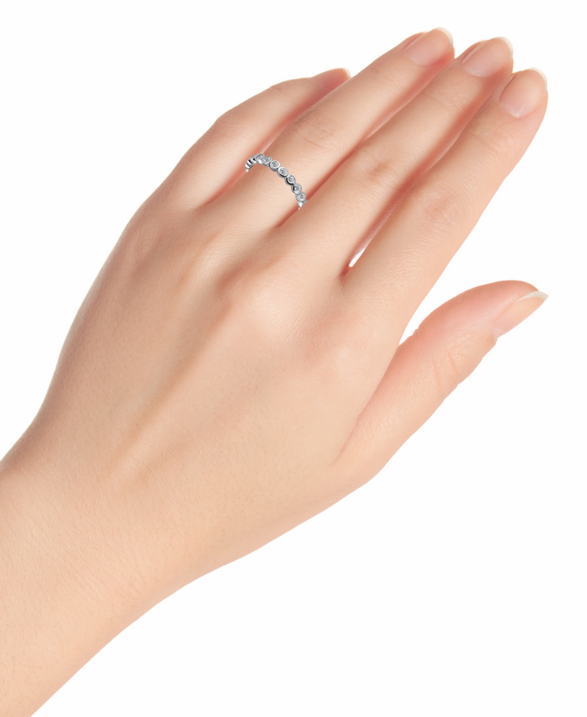GIANI BERNINI CUBIC ZIRCONIA BEZEL ETERNITY BAND, EXCLUSIVELY AT MACY'S 
