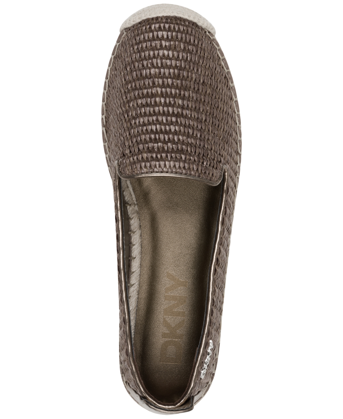 Shop Dkny Women's Mallandra Espadrille Flats In Brown,bronze