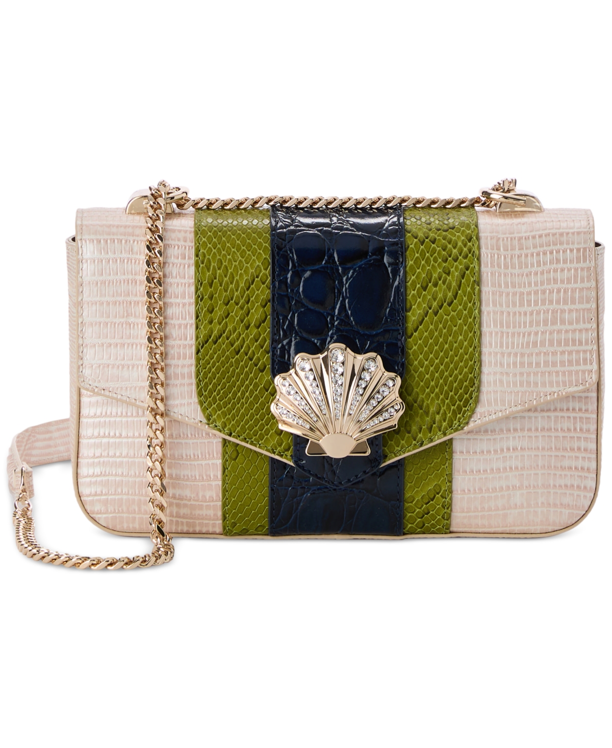 Rosa Small Leather Crossbody - Multi