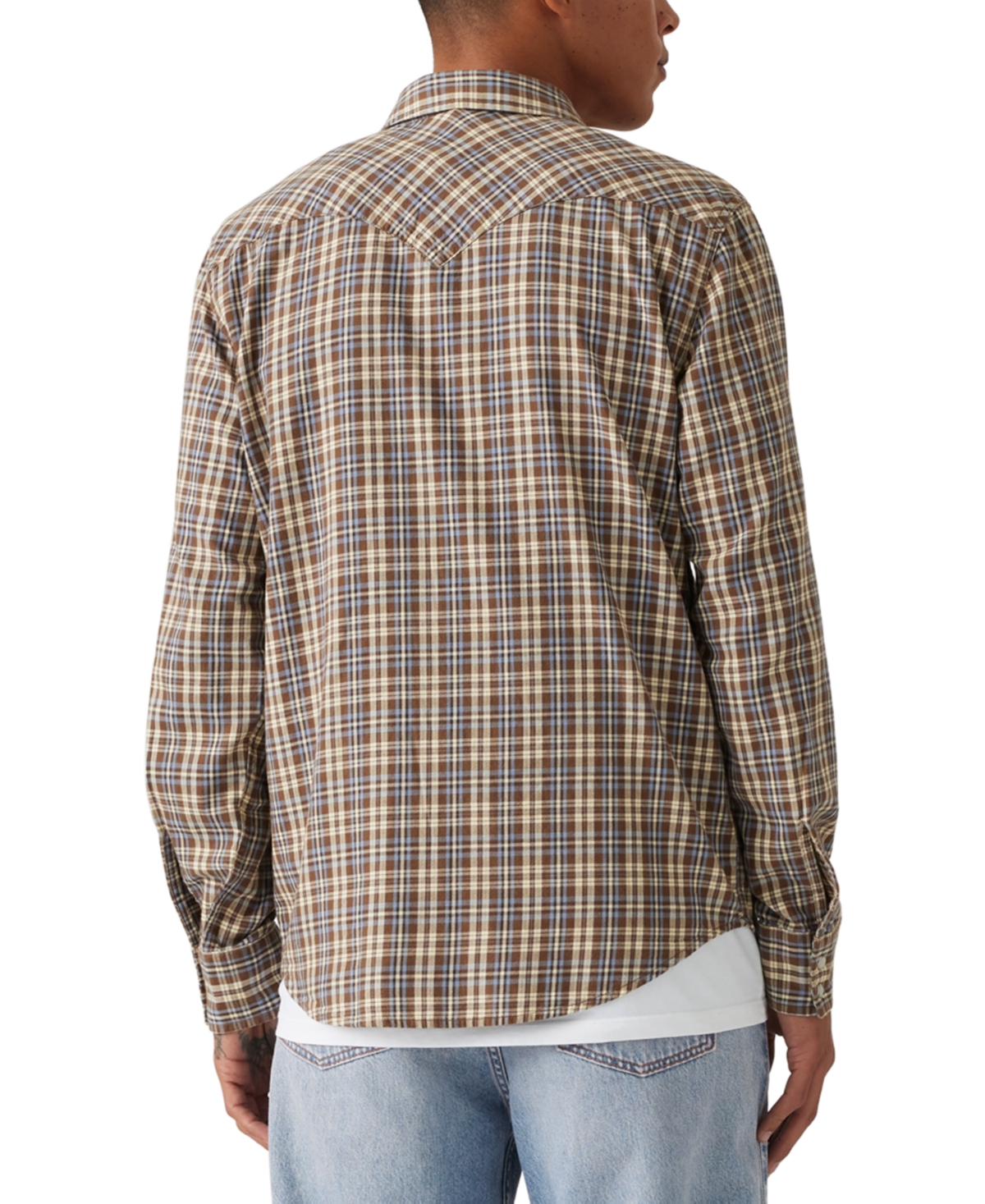 Levi's Classic Western Standard Fit Shirt In Blue