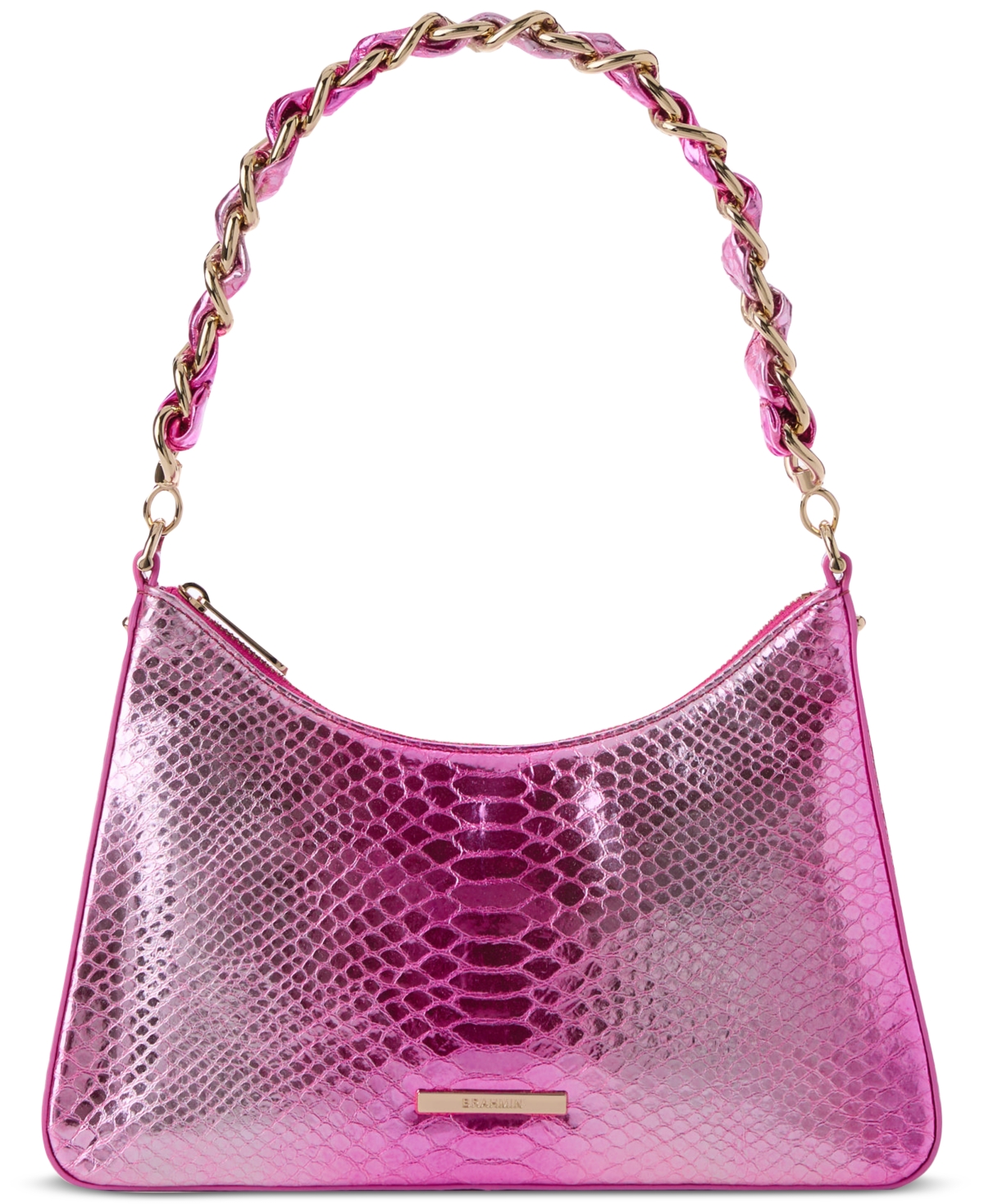 Mod Esme Rose Water Akoni Medium Leather Shoulder Bag - Rose Water