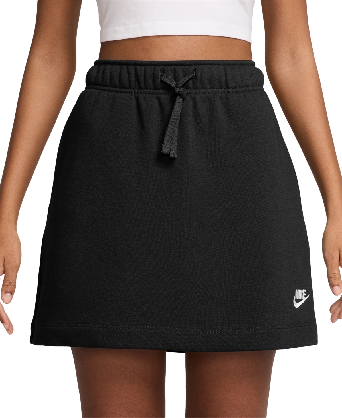 Nike Sportswear Club Fleece Skirt In Black