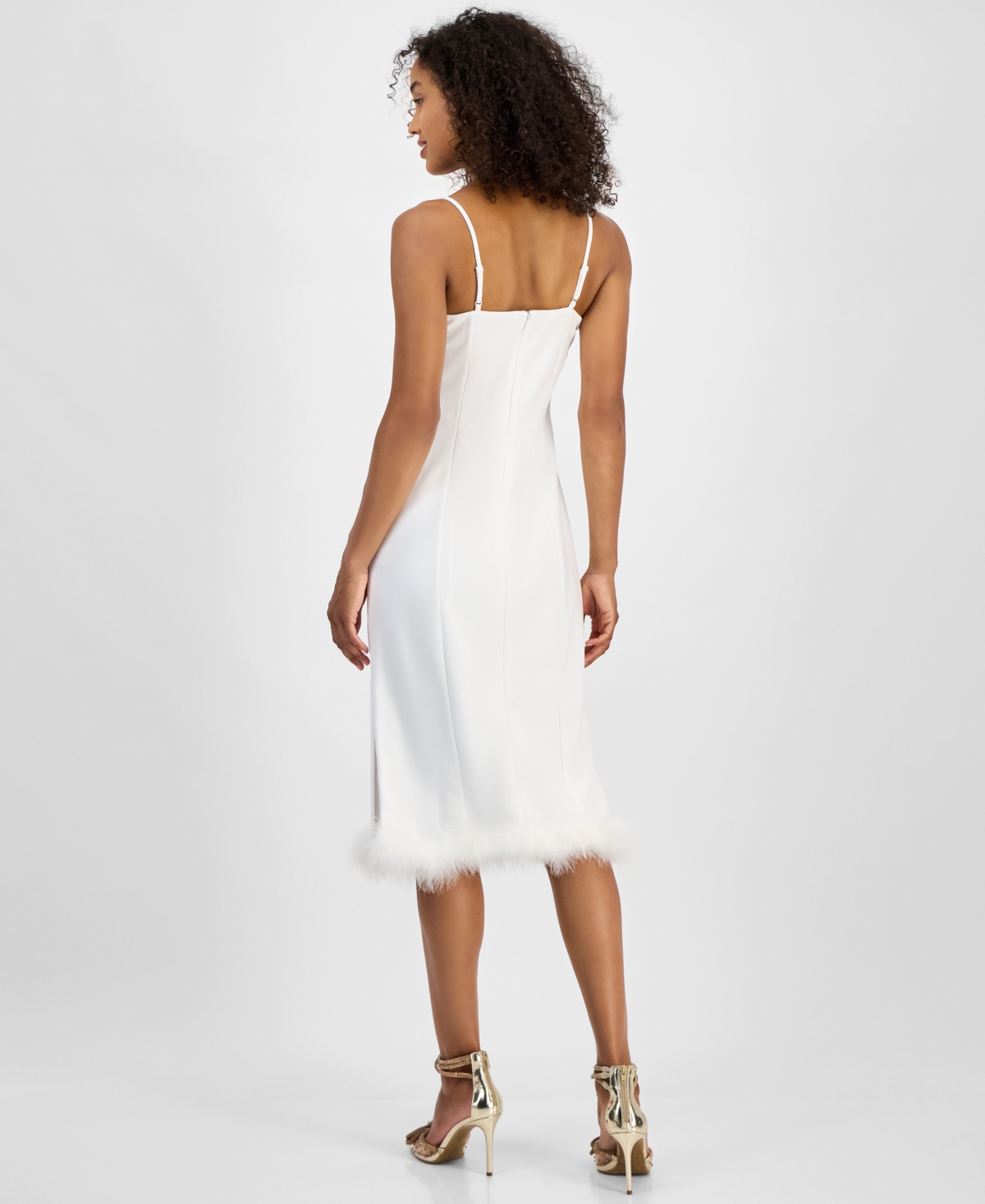 Rachel Rachel Roy Delilah Midi Dress In Eggshell