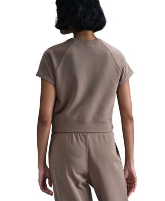売れ筋商品|||ナイキ カットソー トップス レディース Sportswear Women's Chill Terry Raglan-Sleeve Top Minkbn/sai Nike Sportswear Women's Chill Terry Raglan-Sleeve Top - Macy's