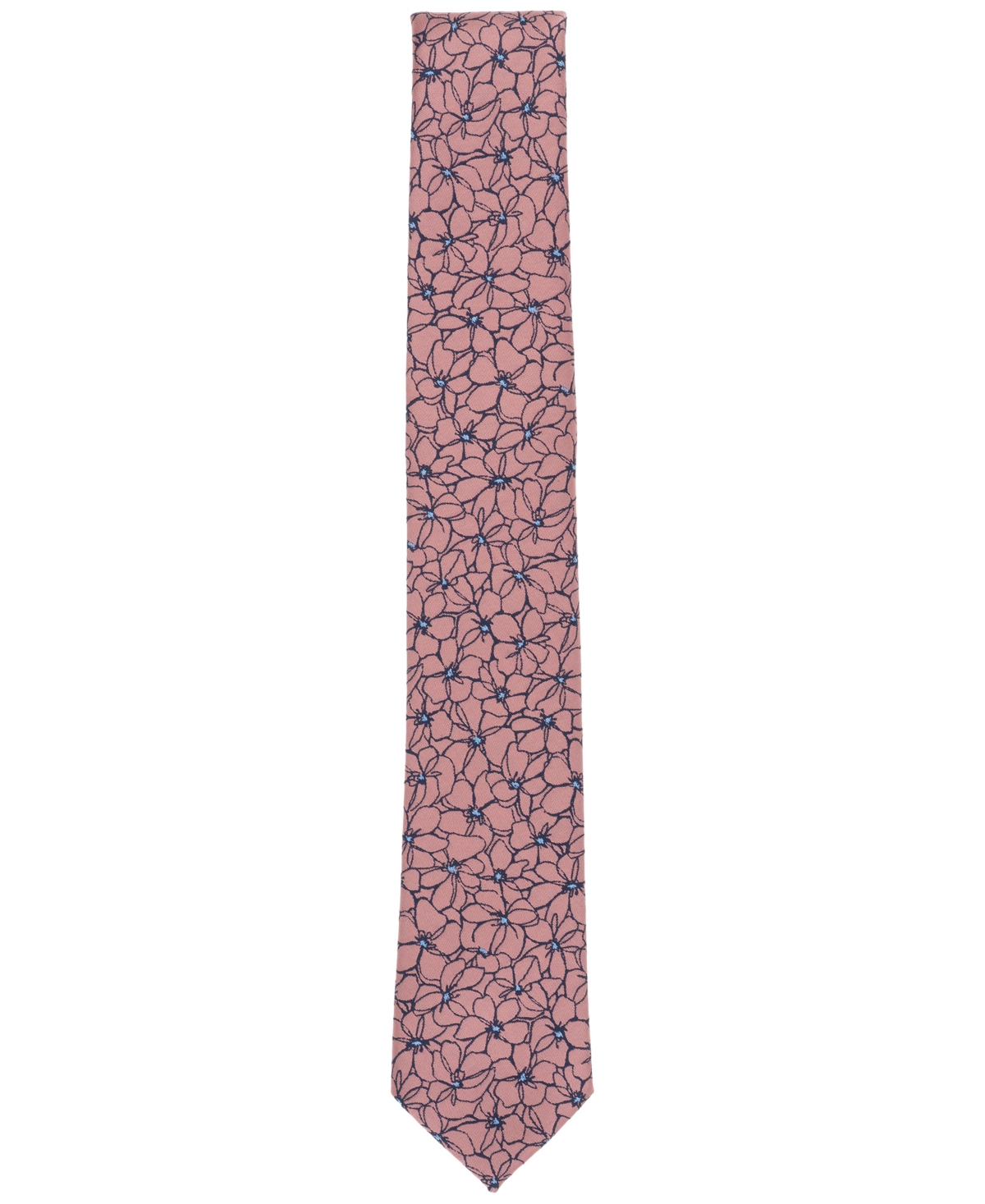 Bar Iii Men's Bouverie Floral Tie, Exclusively At Macy's In Melon