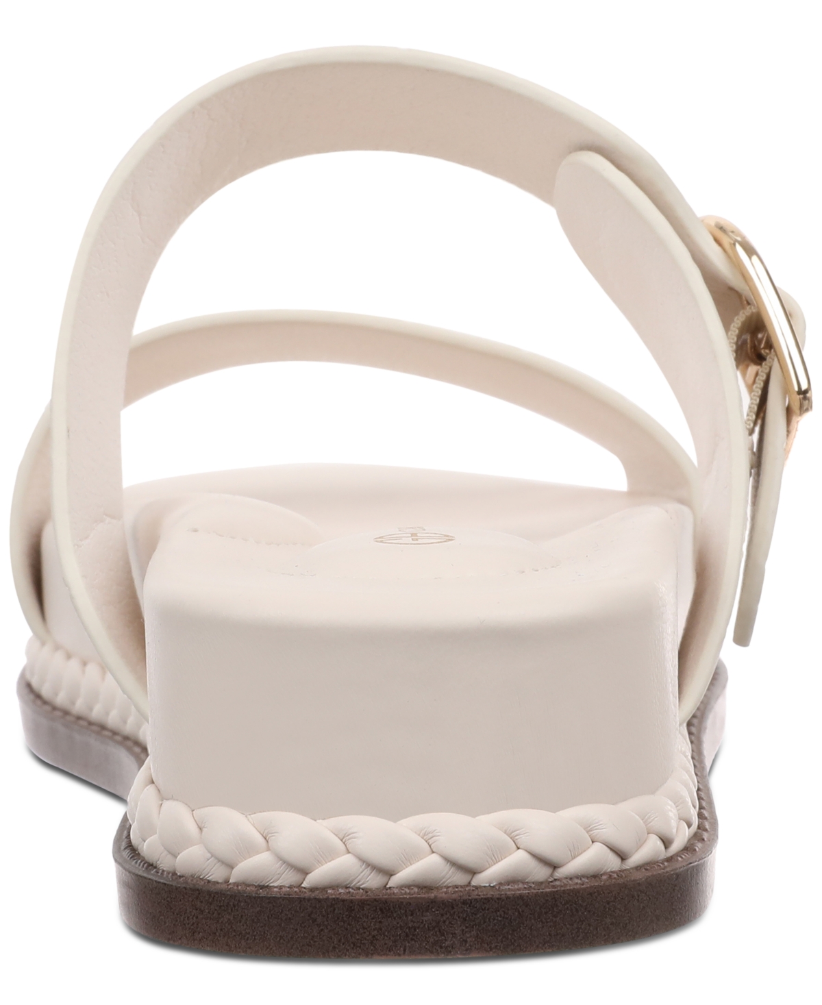 Shop Giani Bernini Women's Gianaa Memory Foam Double Band Footbed Sandals, Created For Macy's In White
