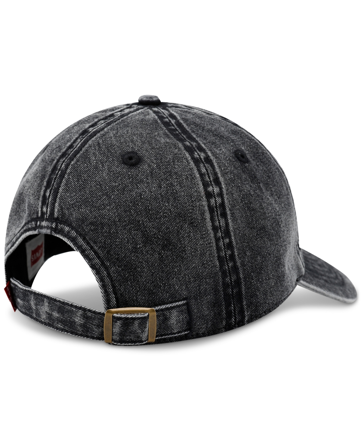 Levi's Men's Relaxed Enzyme-washed Twill Baseball Hat In Black